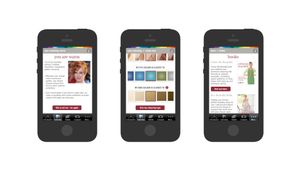 Various screenshots of the 'Colour Me Beautiful' iOS app.