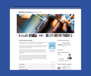 A screenshot showing the media gallery for products.
