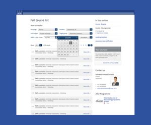 A screenshot showing how a user could filter through complex content.